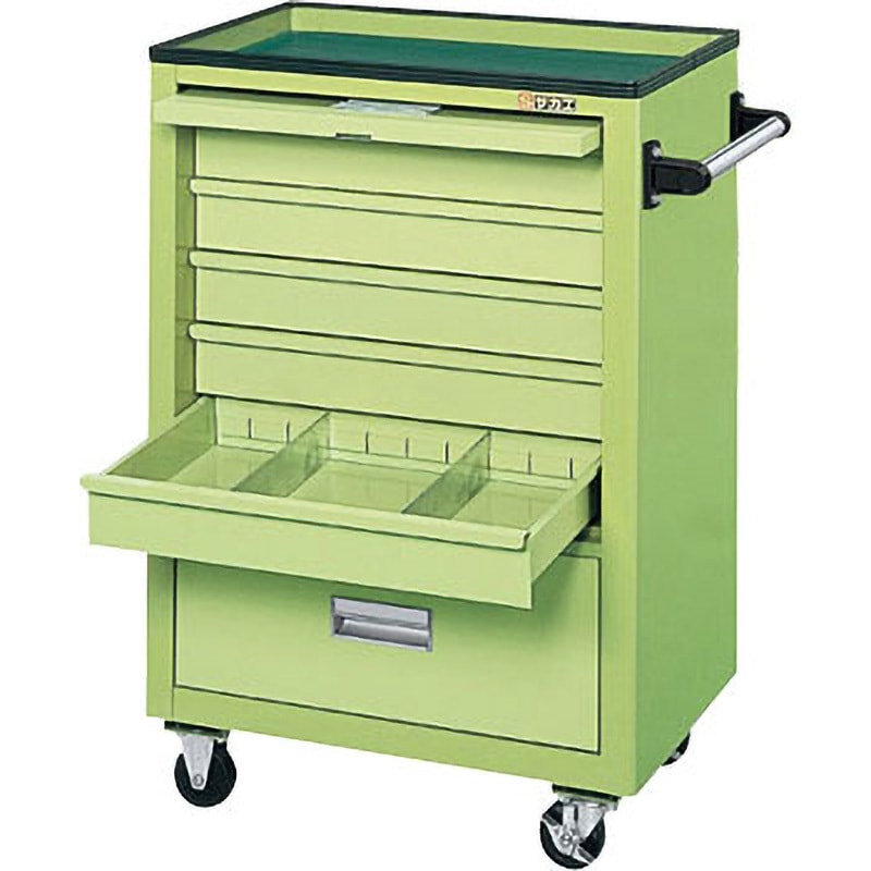 サカエ SAKAE   エスエスワゴン SS-B5N [A180507] SS-B5N エスエスワゴン サカエ 引出しあり 上段5段 均等荷重200kg 高さ