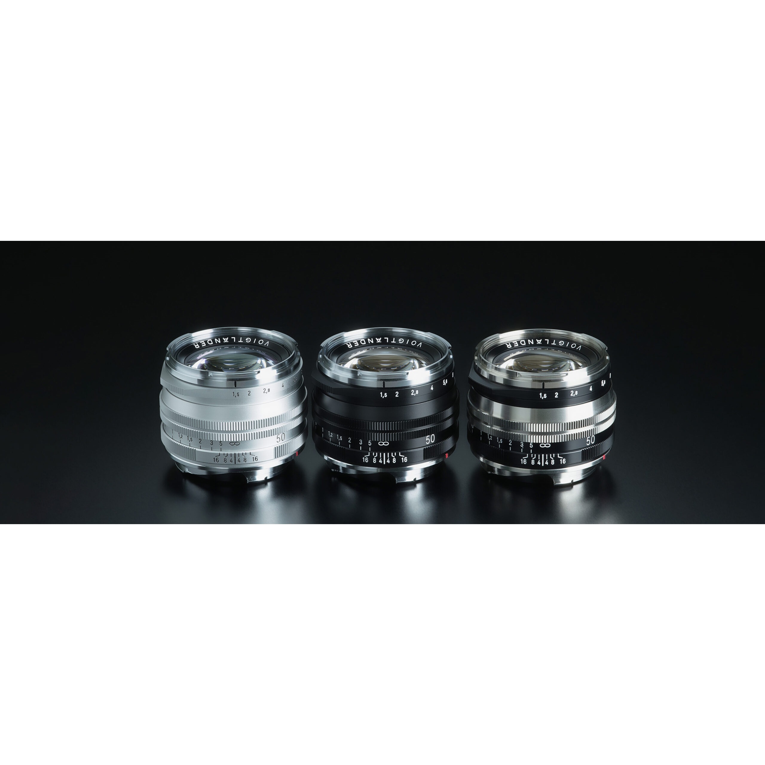 フォクトレンダー NOKTON 50mm F1.5 Ⅱ(VM) ニッケルブラックペイント