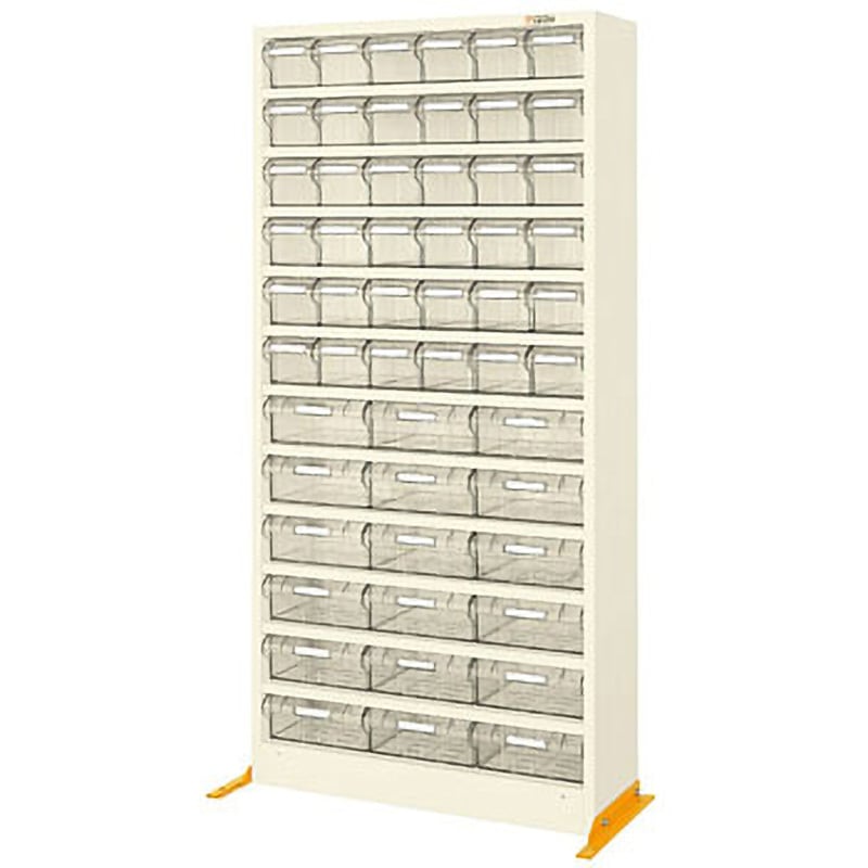 HK-54I ハニーケース2(樹脂ボックス付) サカエ 転倒防止脚付タイプ 外