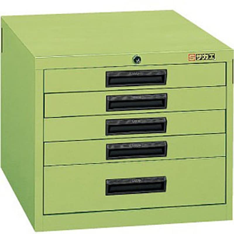 SVE-402 軽量キャビネット SVE型 サカエ グリーン 外寸法500×550×420mm
