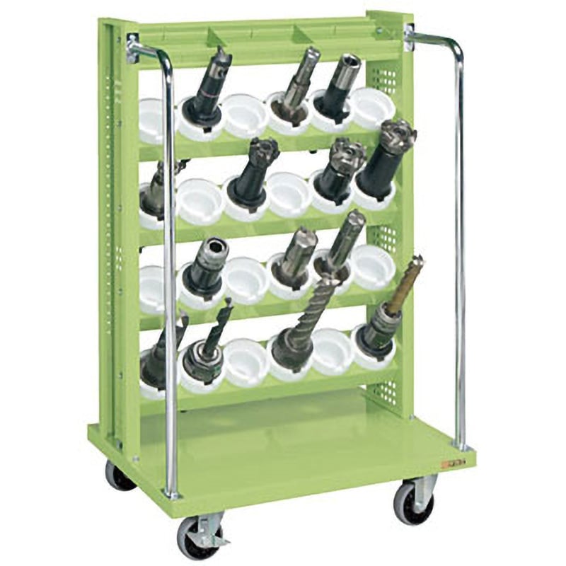 TLR-35AT ツーリングワゴン サカエ グリーン 自在×4キャスター ナイロンウレタン 間口790mm高さ1230mm  TLR-35AT