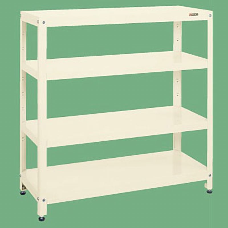 SPR-1124I スーパーラック サカエ アイボリー色 スチール 荷重1000kg 4段 荷重80kg/段 高さ1200mm奥行600mm  SPR-1124I