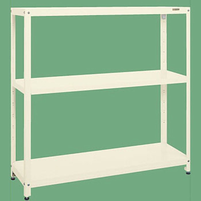 SPR-2213MI スーパーラック サカエ アイボリー色 スチール 荷重1000kg 3段 高さ1500mm奥行450mm  SPR-2213MI