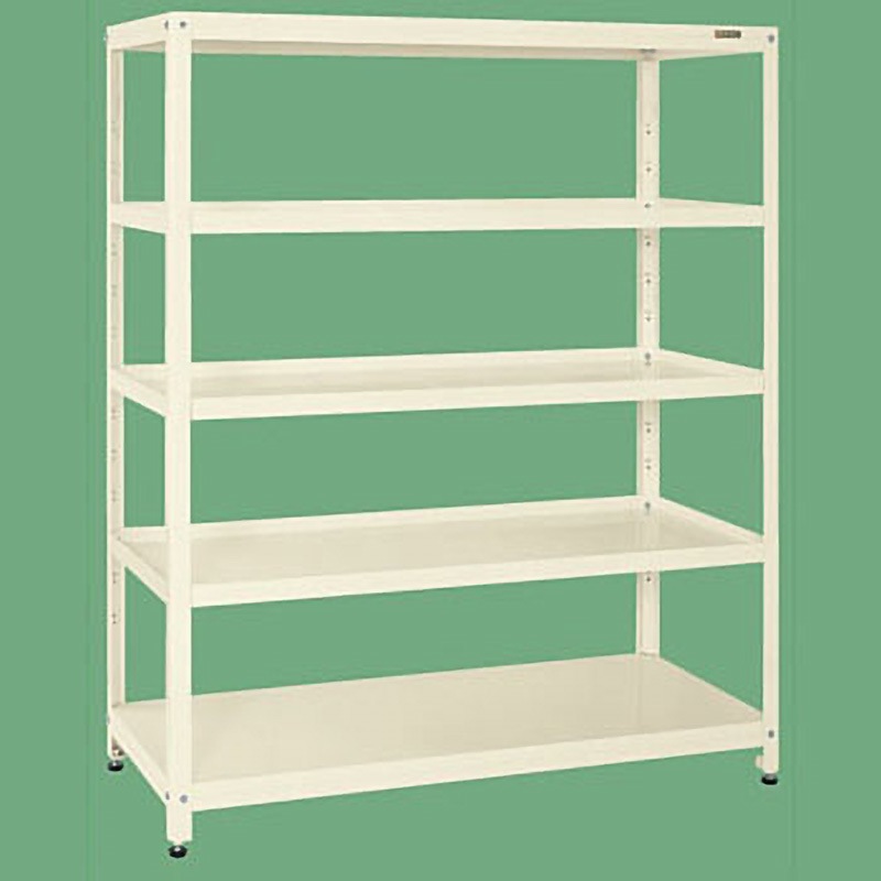 SPR-3215MI スーパーラック サカエ アイボリー色 スチール 荷重1000kg 5段 荷重150kg/段 高さ1800mm奥行450mm  SPR-3215MI