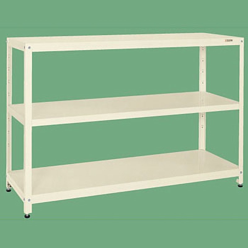 SPR-1313MI スーパーラック サカエ アイボリー色 スチール 荷重1000kg 3段 荷重150kg/段 高さ1200mm奥行450mm  SPR-1313MI