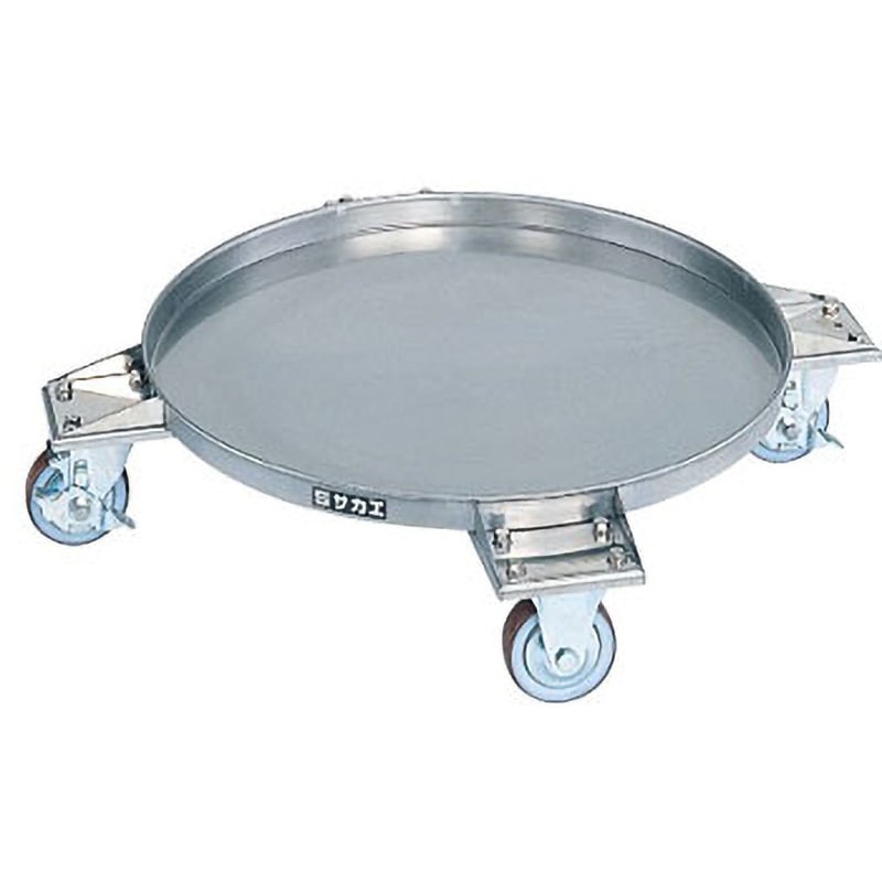 SDR-61 ステンレス 円形ドラム台車 サカエ 荷重300kg   SDR-61