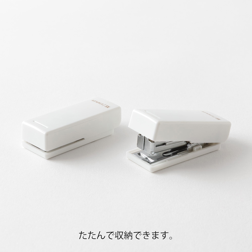 ホワイトミッチー 様 未使用 大きめ トリコ 薄手 AD2012 35639006 XS コンパクトホッチキス デザインフィル(ミドリ) 白色