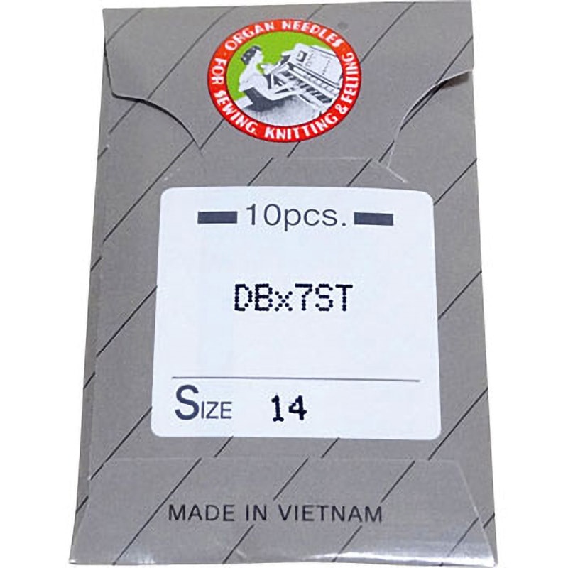 ナショナル　オルガン DB×7ST #14 職業用ミシン針 本縫い用針 1セット(10本) オルガン