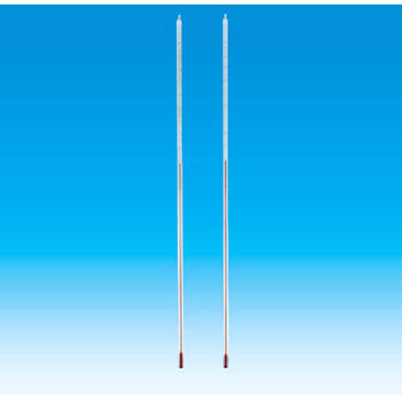 石油類試験用ガラス製温度計 セーボルト・フロール粘度用 JIS規格SFV-84 東亜計器製作所 JC-2584 (65-6873-69) 東亜計器製作所 石油類試験用ガラス製温度計 セーボルト・フロール粘度