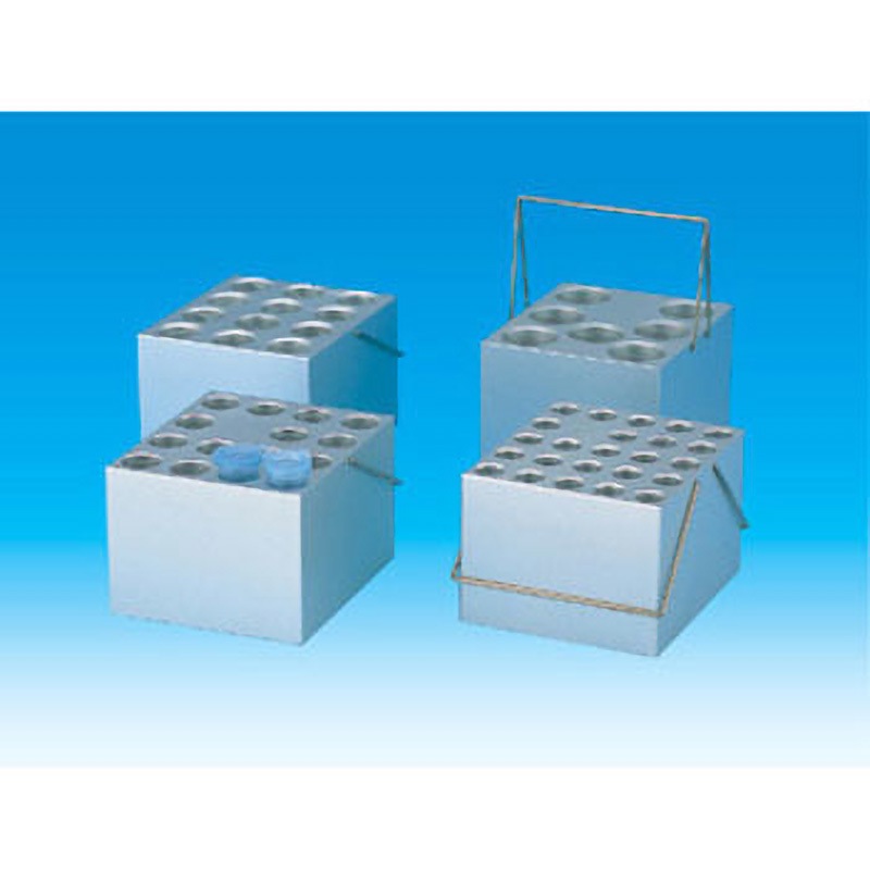 13Φ試験管12本用アルミブロック 1個 日伸理化 【通販モノタロウ】