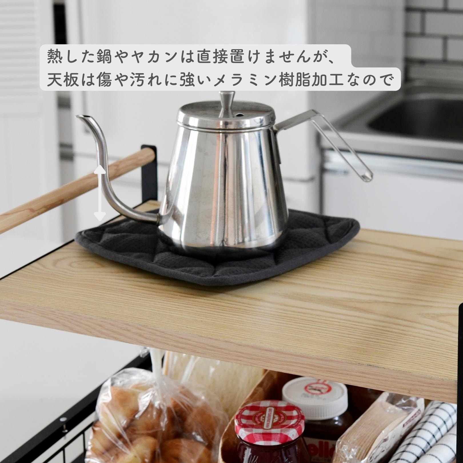 DKR-42(WN/SWH) トースターラック 1台 YAMAZEN(山善) 【通販 DKR-42(WN/SWH) トースターラック 1台 YAMAZEN(山善) 【通販