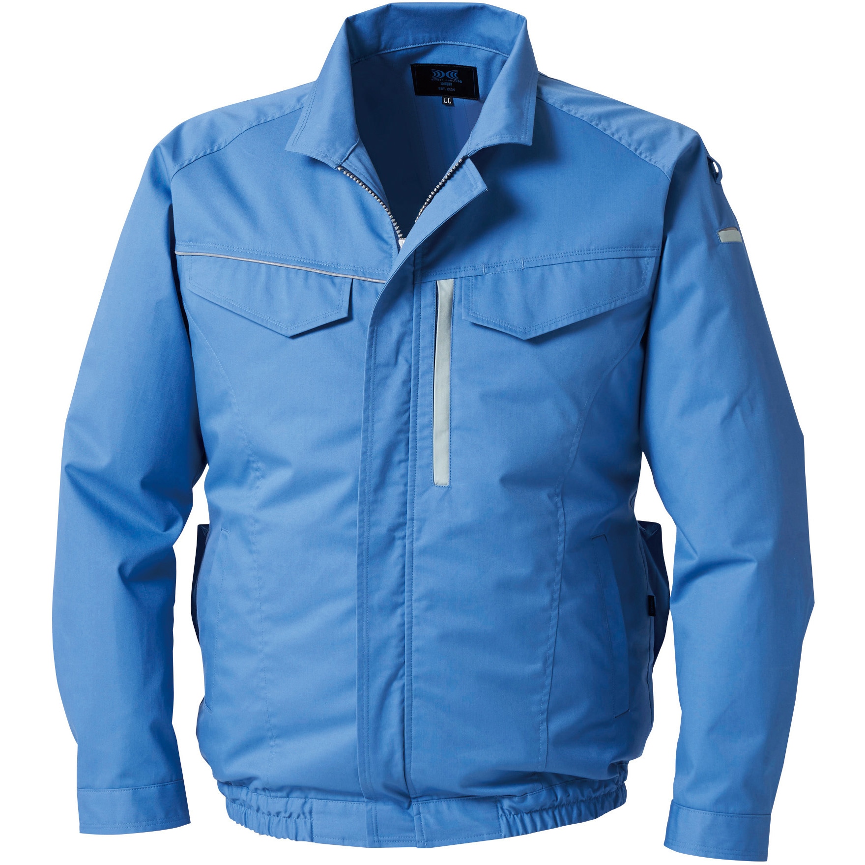 KU92210N50S7 空調服(R) 遮熱長袖ブルゾン (服のみ) 空調服 ブルー色 サイズ5L  KU92210N50S7 5,392円