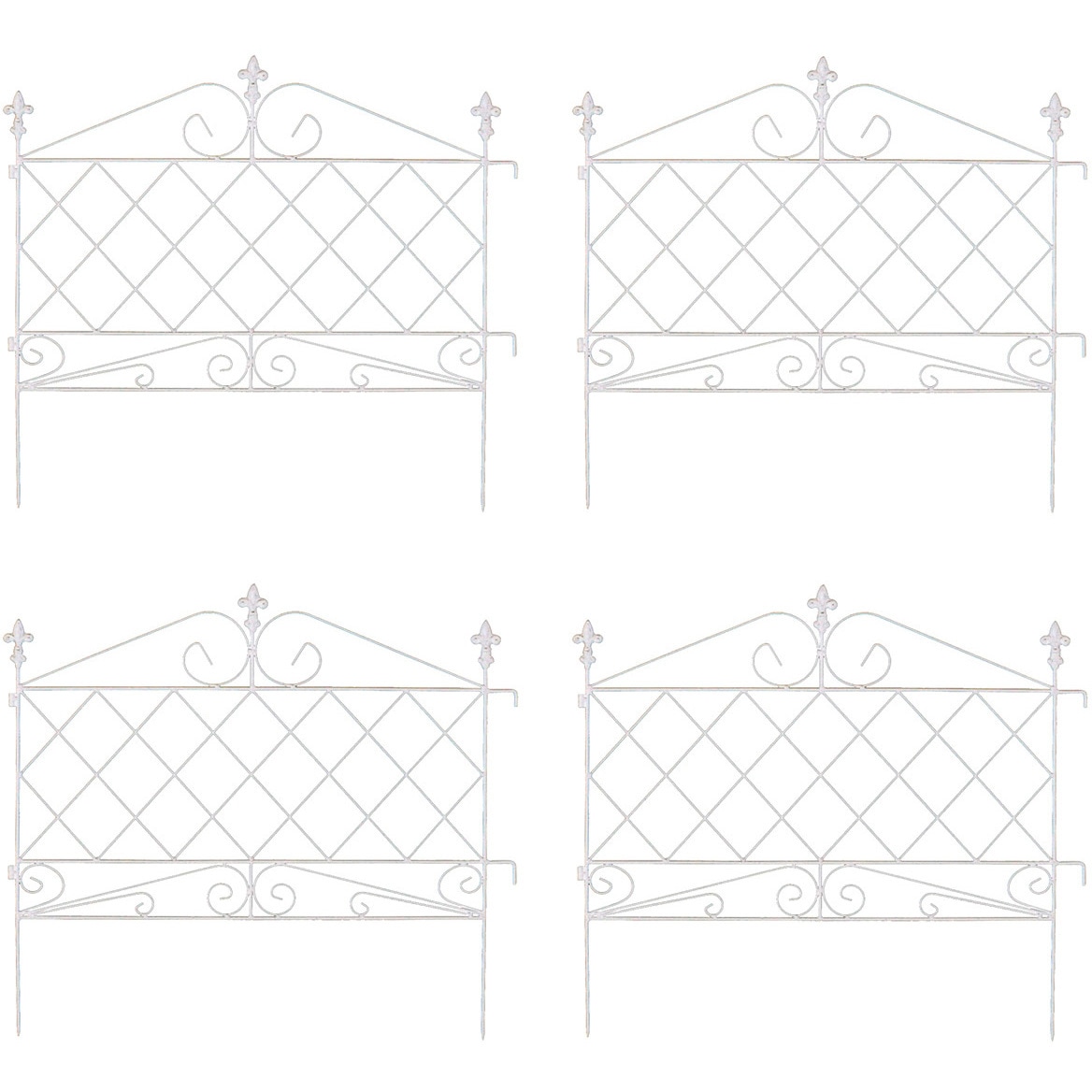 AF008-4P アプローチローフェンス 住まいスタイル 1個(4枚) AF008-4Pラティス/デッキ/オーニング
