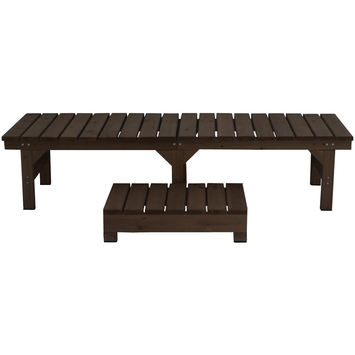 DE-17455STP ユニット縁台ベンチ hiyori(ひより) ステップセット 1セット 住まいスタイル 【通販モノタロウ】