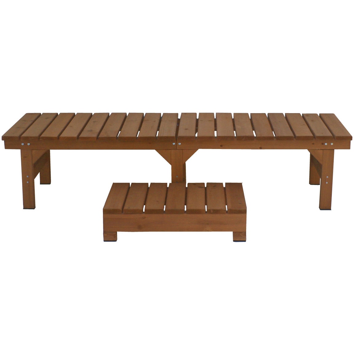 DE-17455STP ユニット縁台ベンチ hiyori(ひより) ステップセット 1セット 住まいスタイル 【通販モノタロウ】