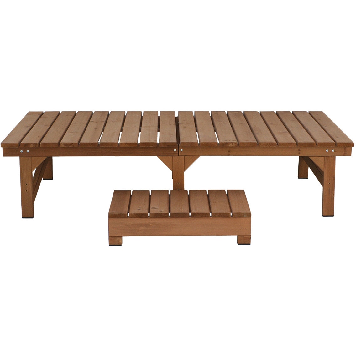 DE-17488STP ユニット縁台ベンチ hiyori(ひより) ステップセット 1セット 住まいスタイル 【通販モノタロウ】 22,706円