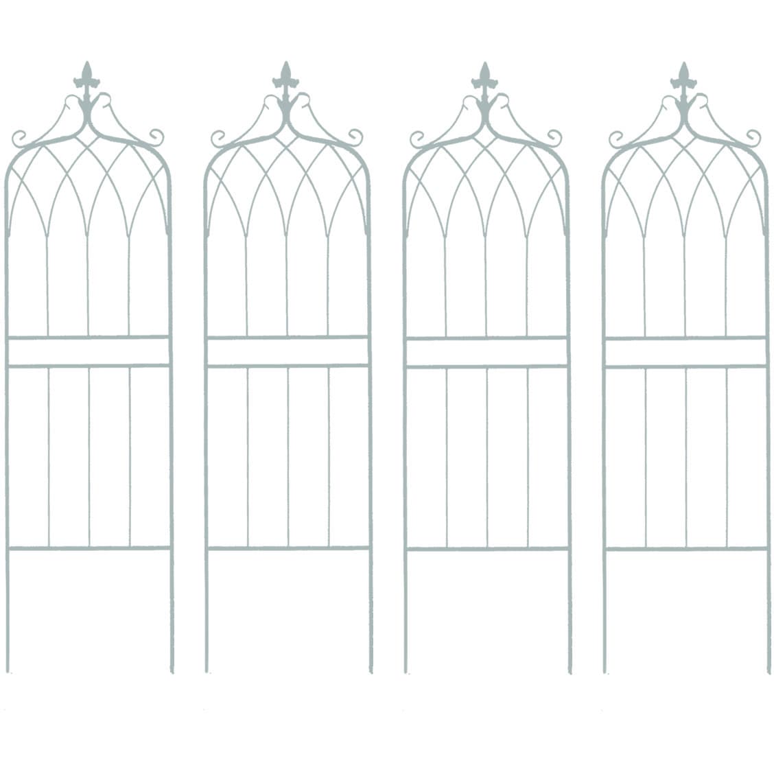 IF-DR028-4P アイアンフェンス148 ロータイプ drape(ドレープ) 住まいスタイル 1セット(4枚) IF-DR028-4P