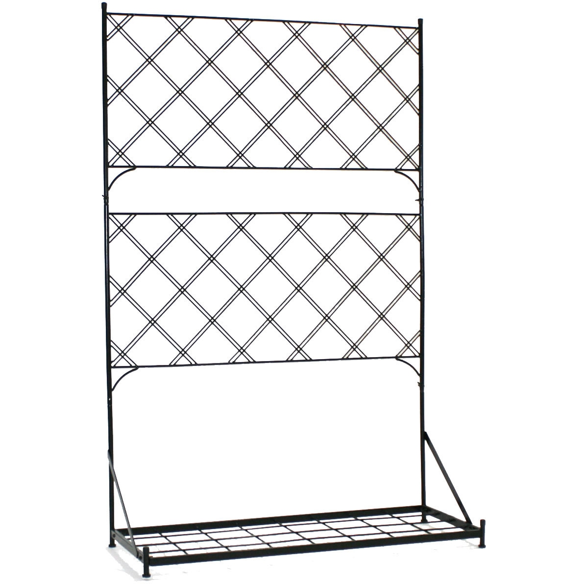 IF-FP006 プランター台付フェンス ロータイプ アーガイル 住まいスタイル 1台 IF-FP006