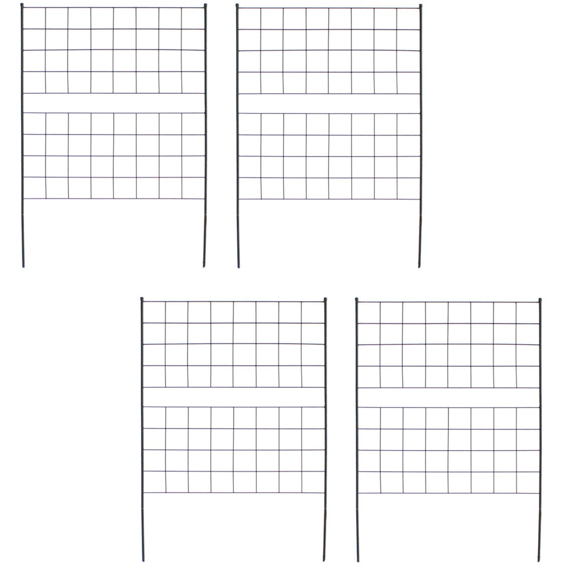 IF-GR022-4P アイアンフェンス 「グラフ」 住まいスタイル 1セット(4枚) IF-GR022-4P