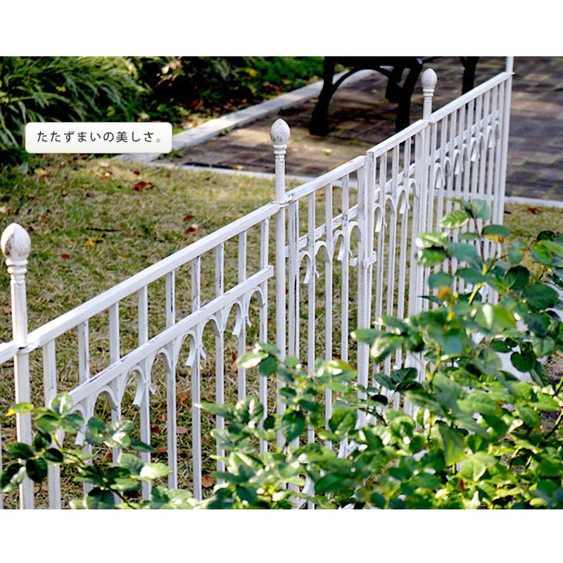 IPN-7022G-SET 連結可能なアイアンフェンス PARK AVENUE(パーク