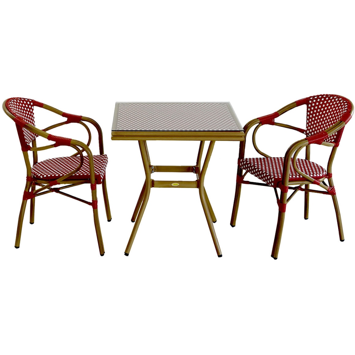 PLS-S70-3PSET スクエアテーブル3点セット「プレジール」 1セット 住まいスタイル 【通販モノタロウ】