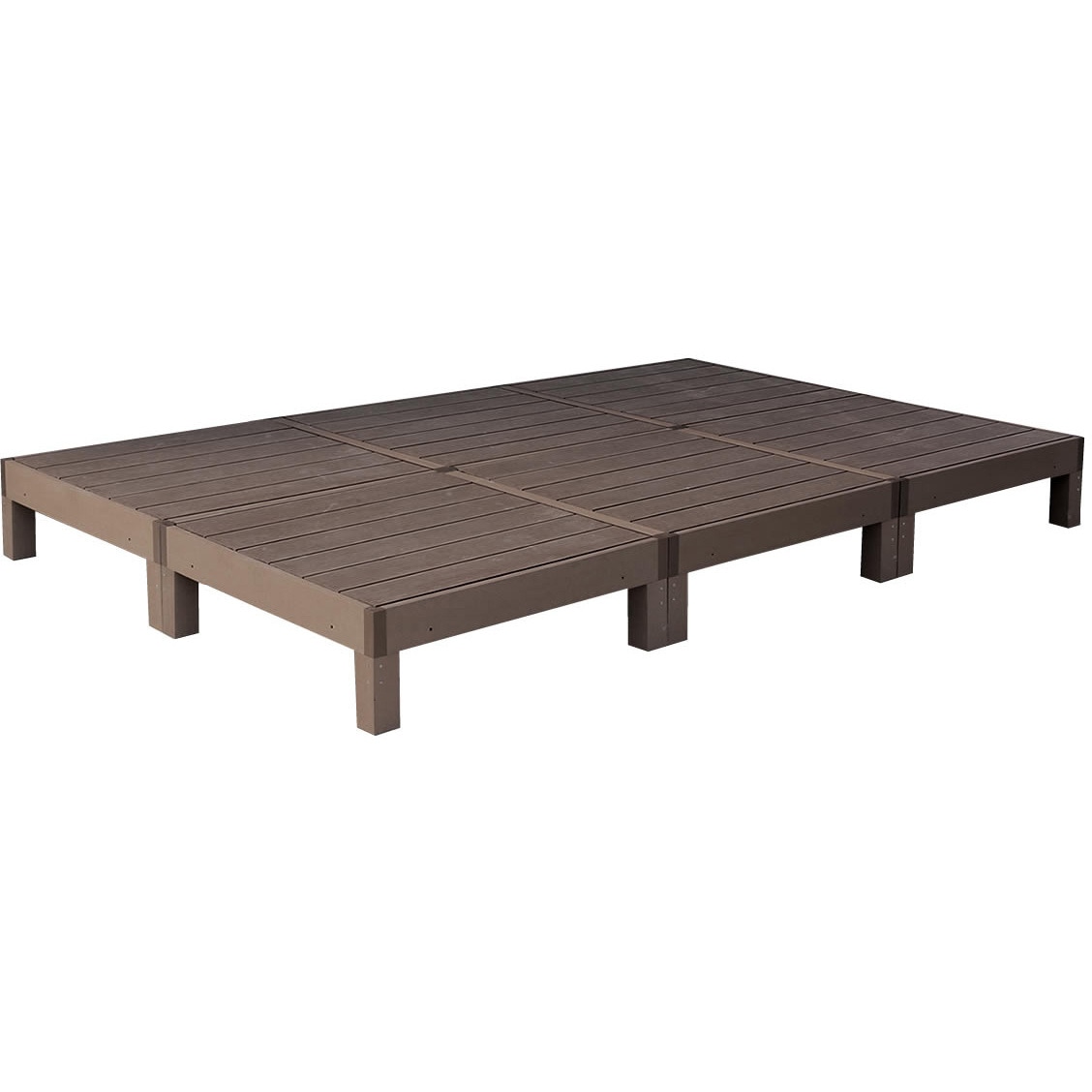 PWDE-6P 人工木ウッドデッキ ecofeel(エコフィール) 1セット(6台) 住まいスタイル 【通販モノタロウ】