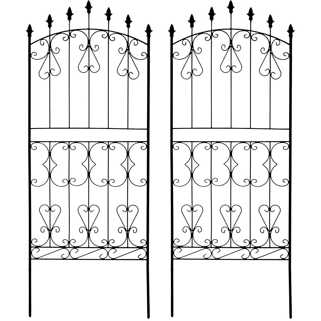 RS012L-2P アイアンローズフェンス150 ロータイプ 住まいスタイル 1個(2枚) RS012L-2P