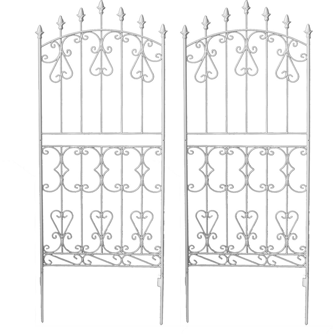 RS012L-2P アイアンローズフェンス150 ロータイプ 住まいスタイル 1個(2枚) RS012L-2P