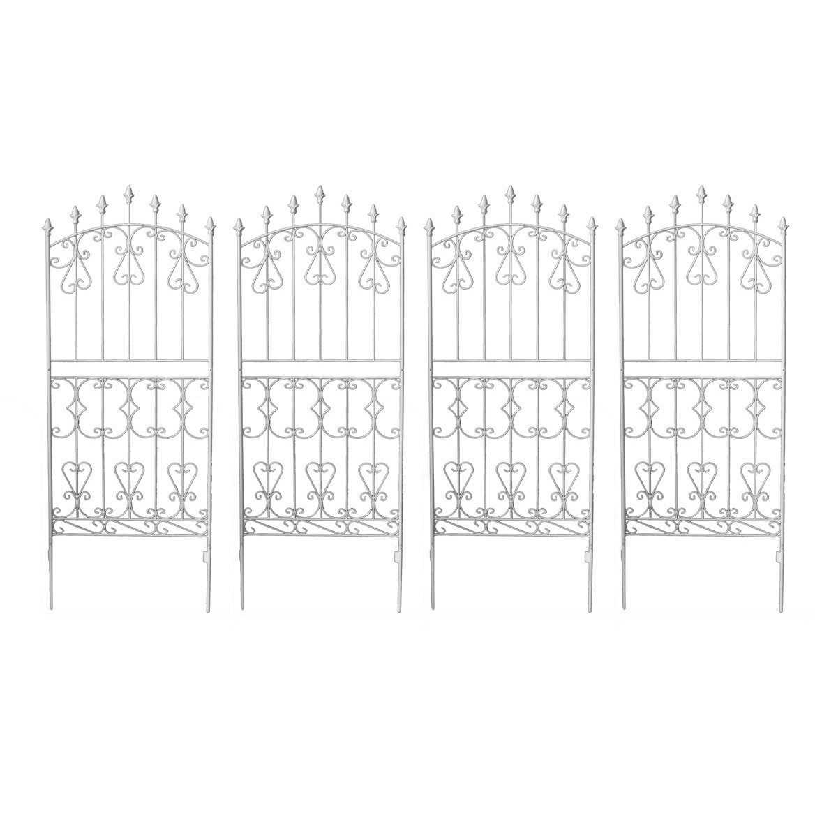 RS012L-4P アイアンローズフェンス150 ロータイプ 住まいスタイル 1個(4枚) RS012L-4P