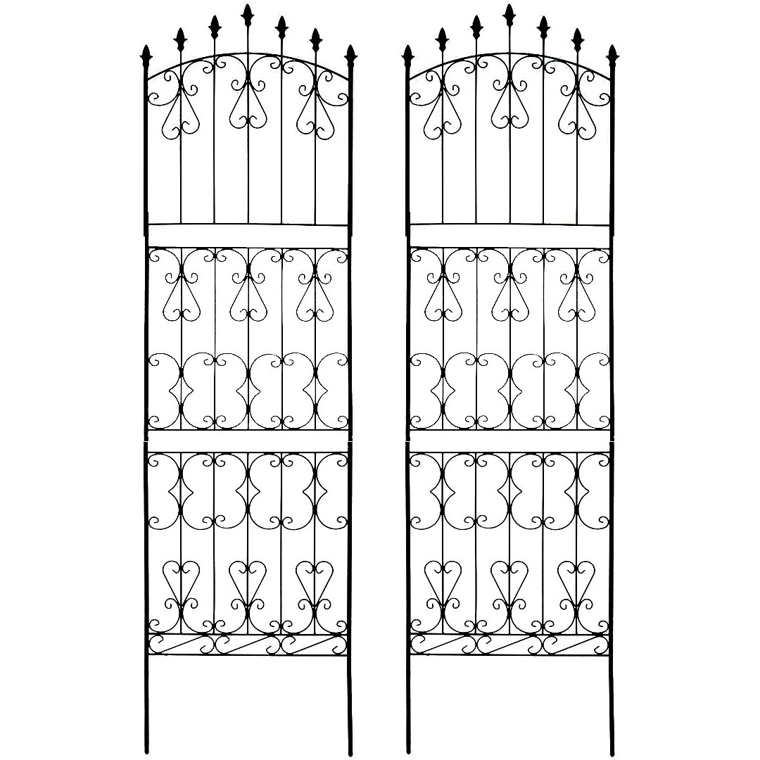 RS013H-2P アイアンローズフェンス220 ハイタイプ 住まいスタイル 1個(2枚) RS013H-2P