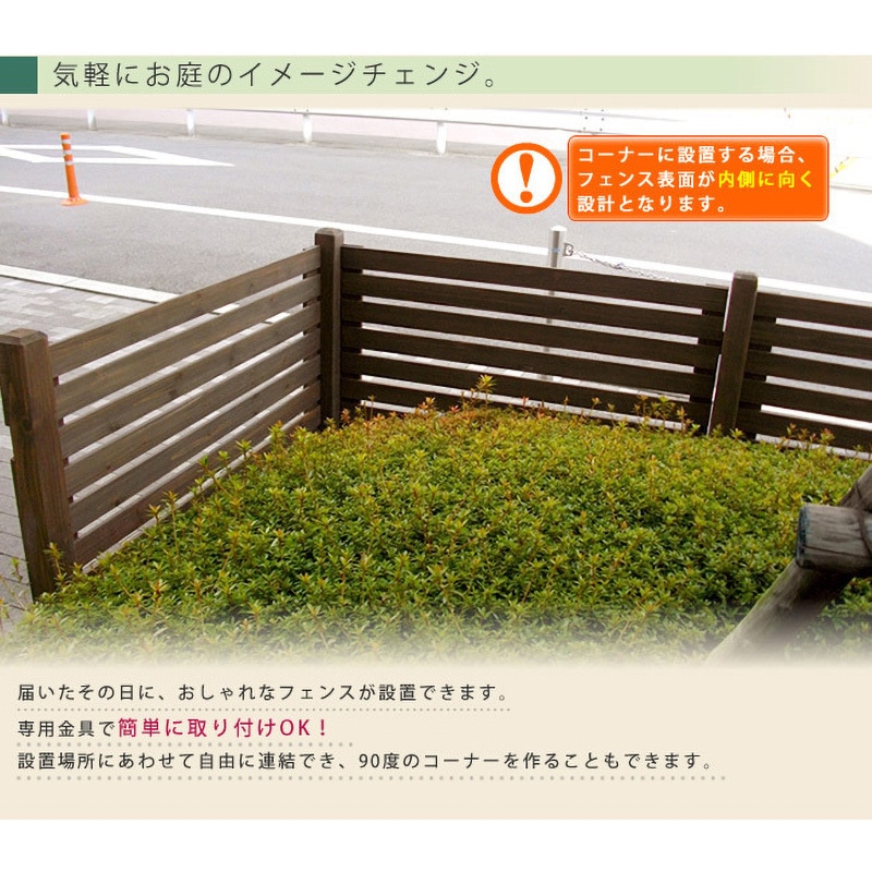 SFBF1000-4HB ボーダーフェンス スプレッド 平地4連結セット 1セット 住まいスタイル 【通販モノタロウ】