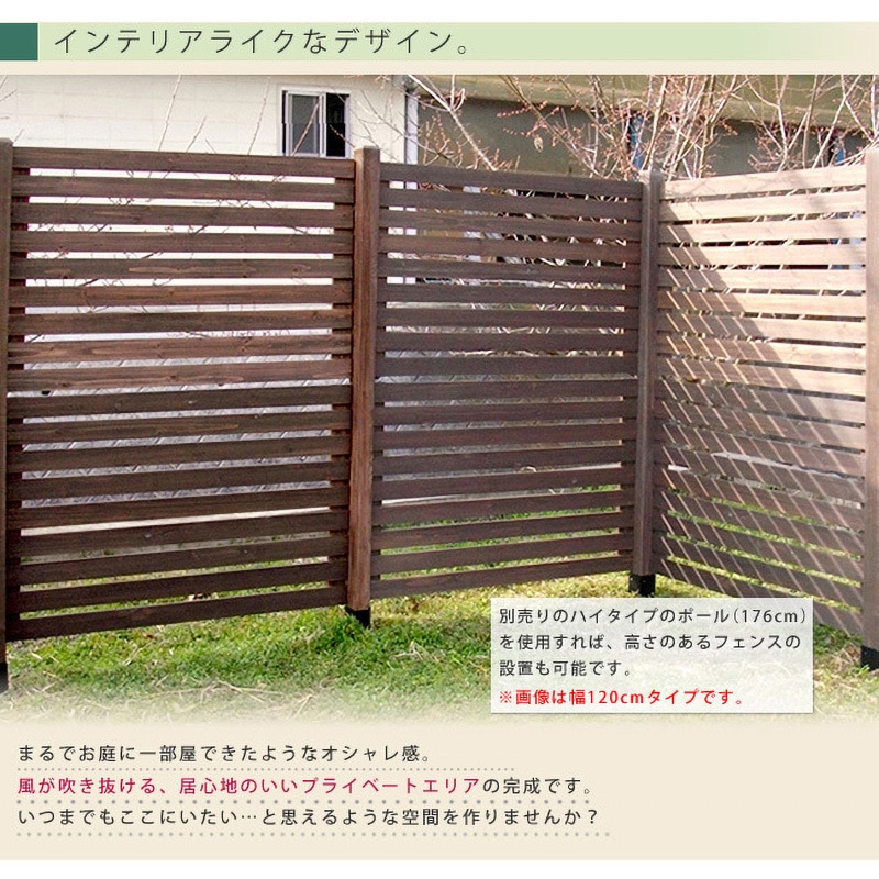 SFBF1000-4HB ボーダーフェンス スプレッド 平地4連結セット 1セット 住まいスタイル 【通販モノタロウ】