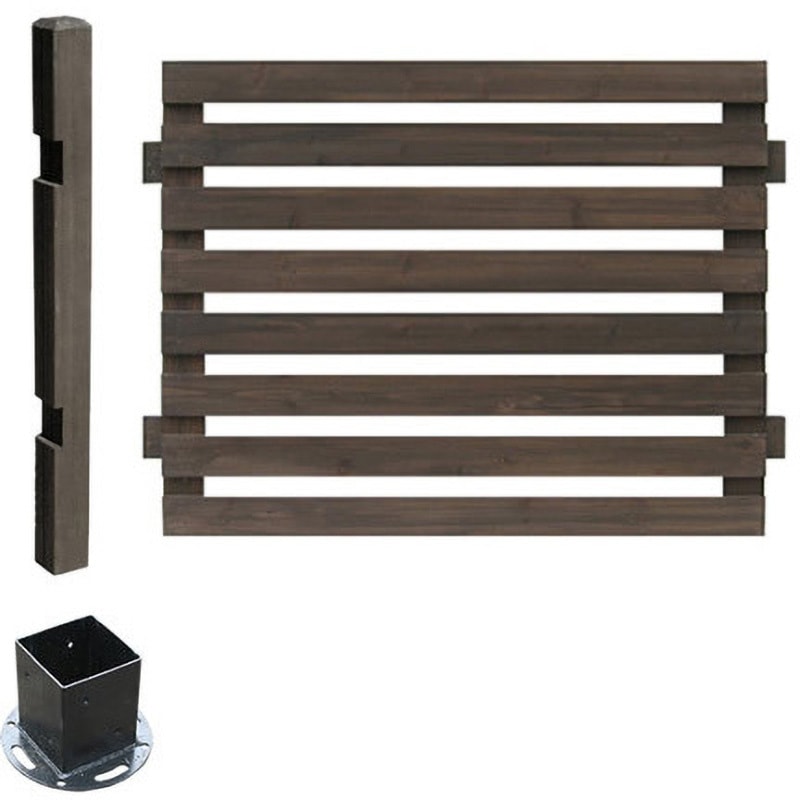 SFBF1000E-HB ボーダーフェンス スプレッド(連結セット/平地用) 1セット 住まいスタイル 【通販モノタロウ】 8,998円