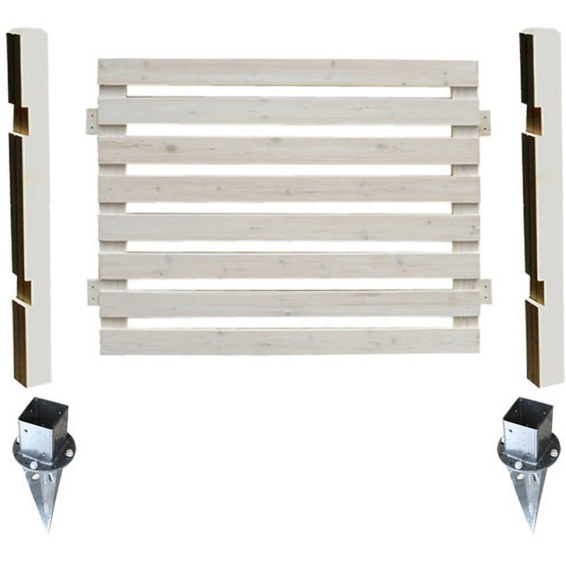 SFBF1000F-UB ボーダーフェンス スプレッド(基本セット/土中用) 1セット 住まいスタイル 【通販モノタロウ】