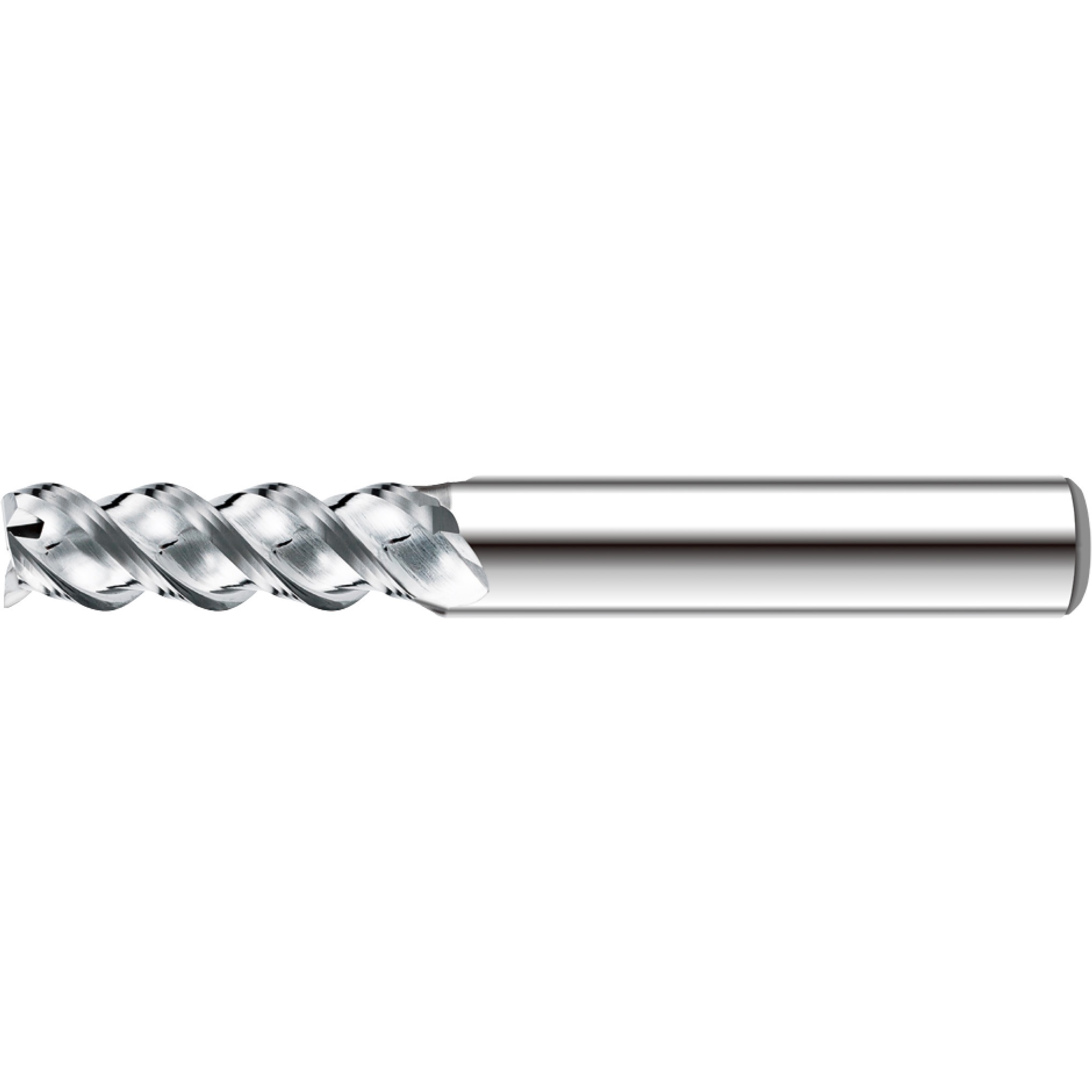 883L-AEP 100310 アルミ加工用 超硬スクエアエンドミル 3枚刃 LV ENDMILL ノンコート ねじれ角50° 刃径10mmシャンク径10mm刃長30mm  883L-AEP 100310