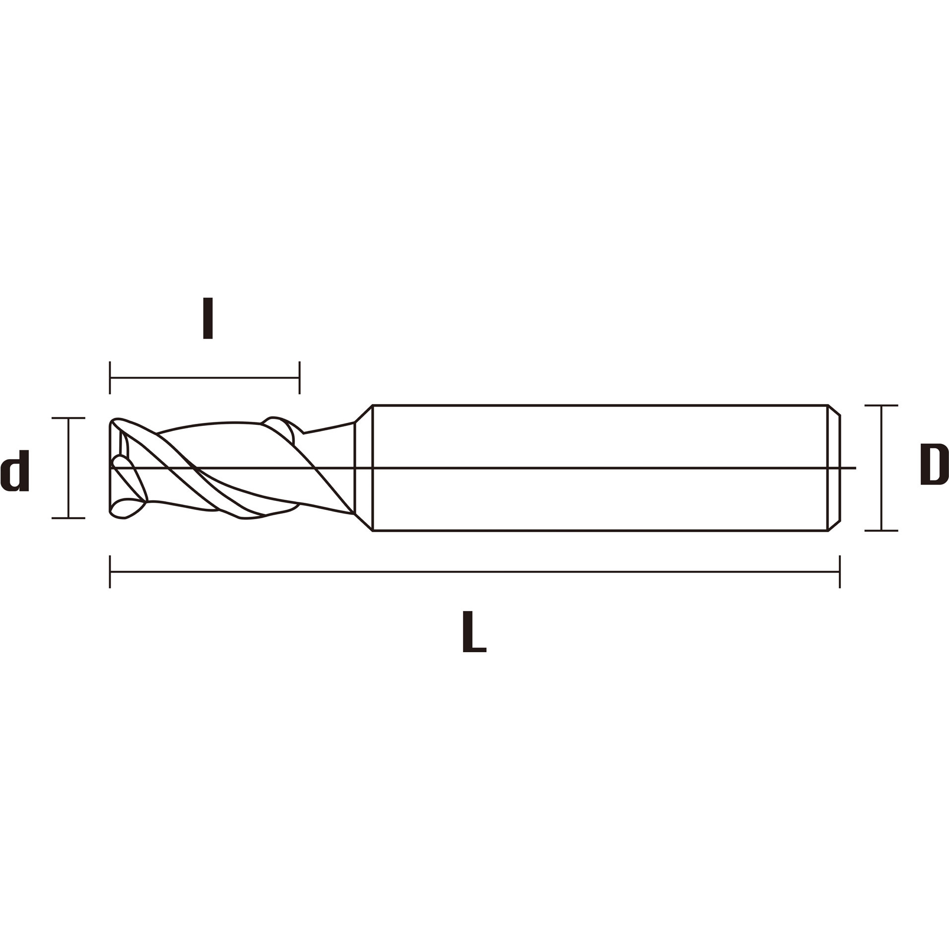 エンドミル □OSG ハイステーパーエンドミル XPM2刃ショート 86437〔品番
