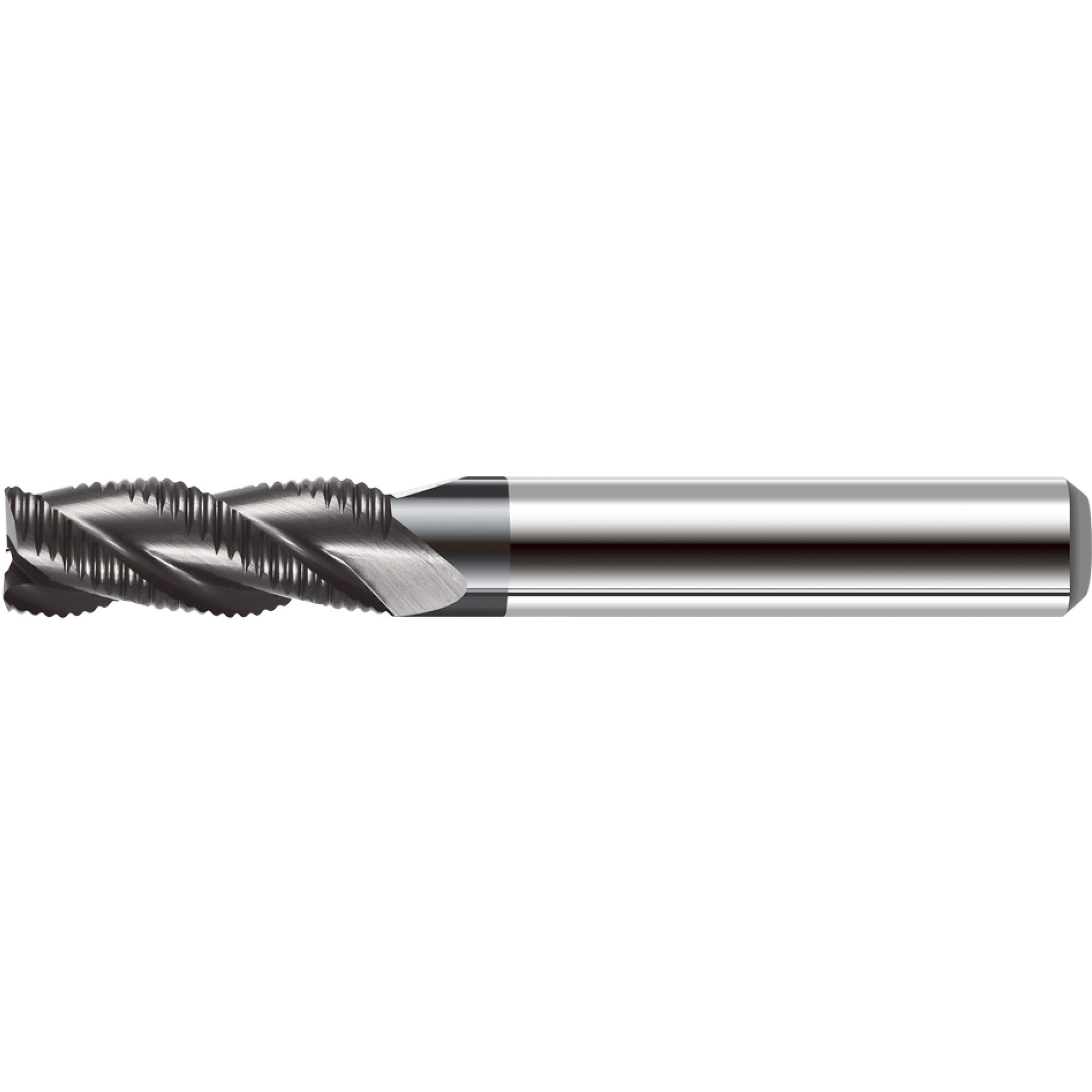 664L-GV 0804 超硬ラフィングエンドミル 4枚刃 AlCrコーティング LV ENDMILL 刃径8mmシャンク径8mm刃長19mm  664L-GV 0804 5,638円