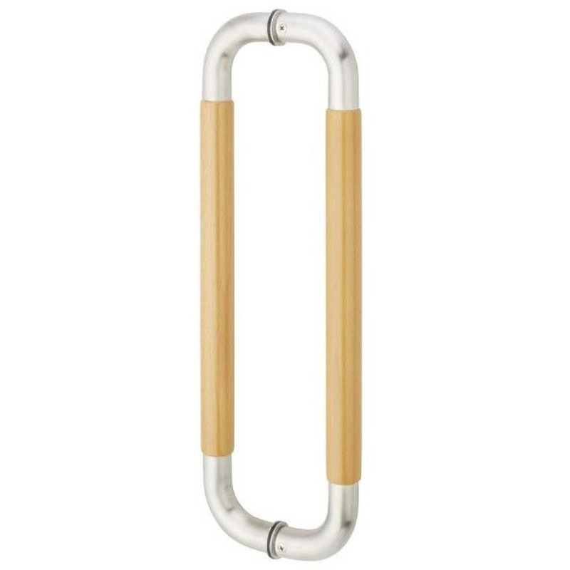 送料無料　木目O型ハンドル（両面用）（30φ）抗菌取手　樹脂製 建具金物 ＞ ドアハンドル ＞ その他 ＞ 木目O型ハンドル（両面用） P-775