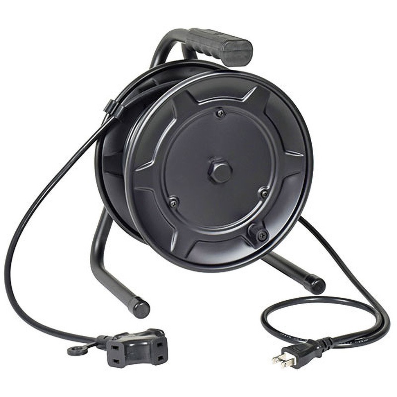 FB10S-BK のびーる(コードリール) 日動工業 屋内型用 125V 黒色