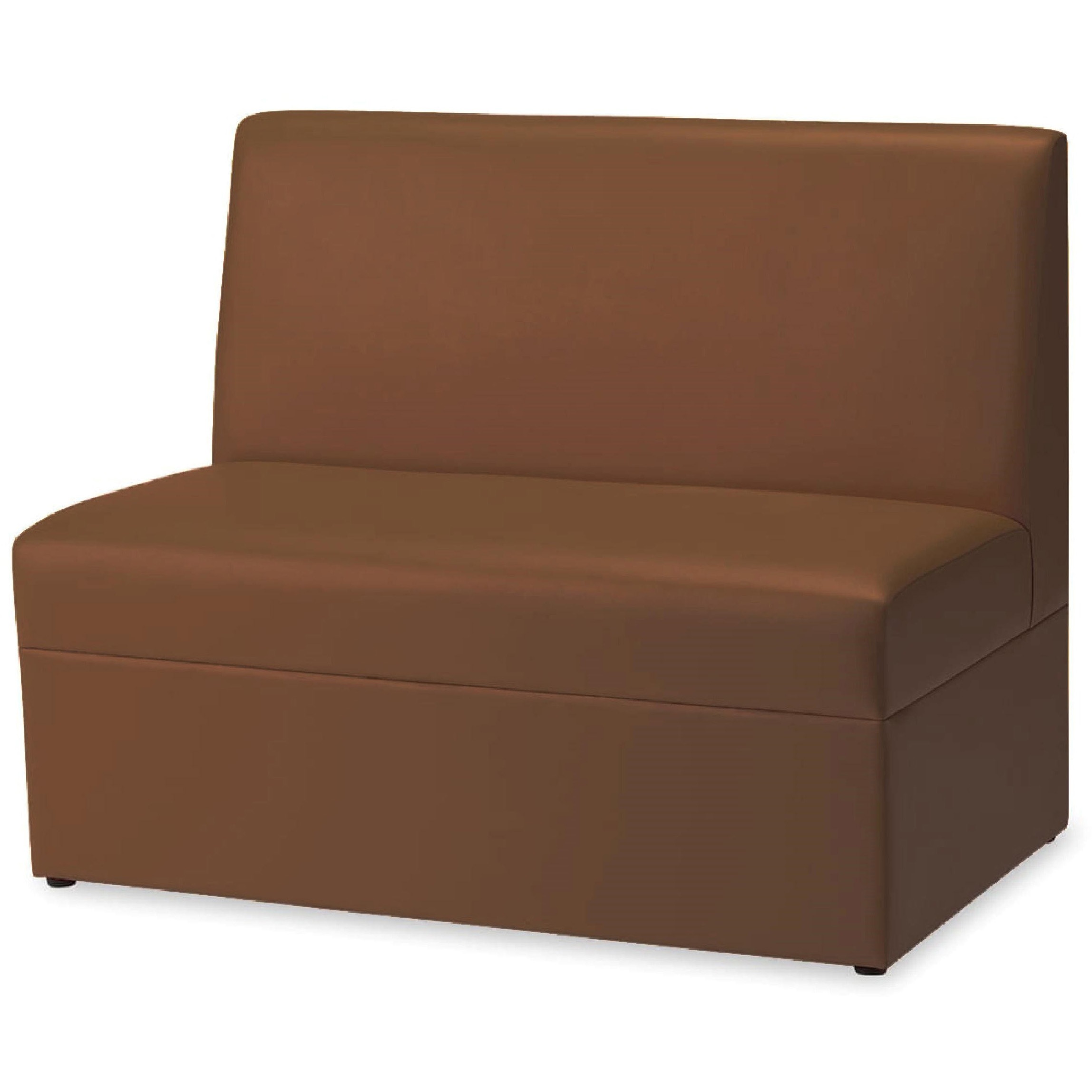 S3508-15VK ベンチソファ メロー ADAL(アダル) 張地ブラウンico-13 幅1000mm奥行600mm高さ800mm  S3508-15VK