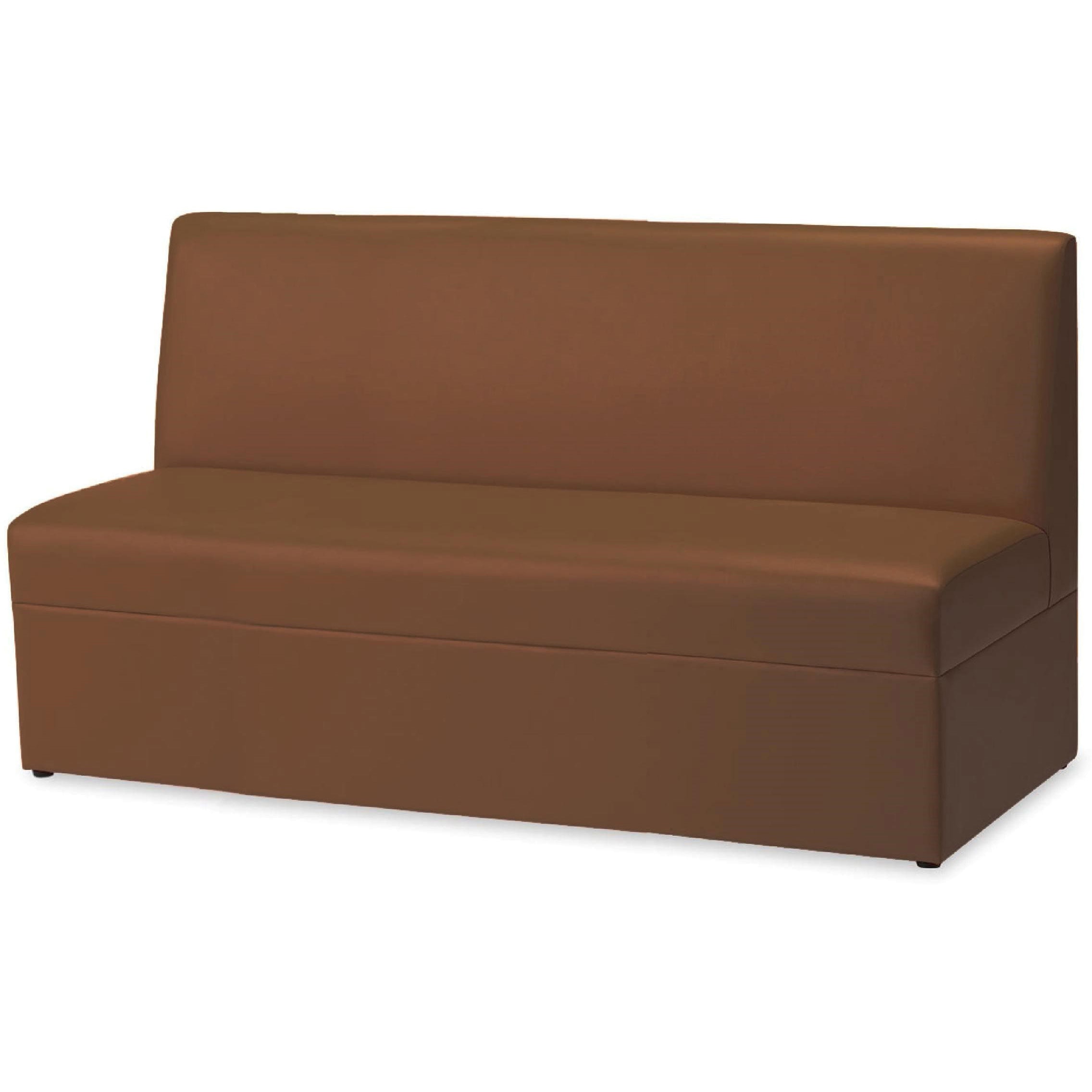 S3508-25VK ベンチソファ メロー ADAL(アダル) 張地ブラウンico-13 幅1500mm奥行600mm高さ800mm  S3508-25VK