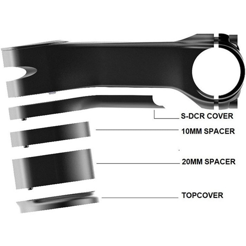 1019270003 スーパーボックス シュレッドレスステム (31.7)110mm DEDA