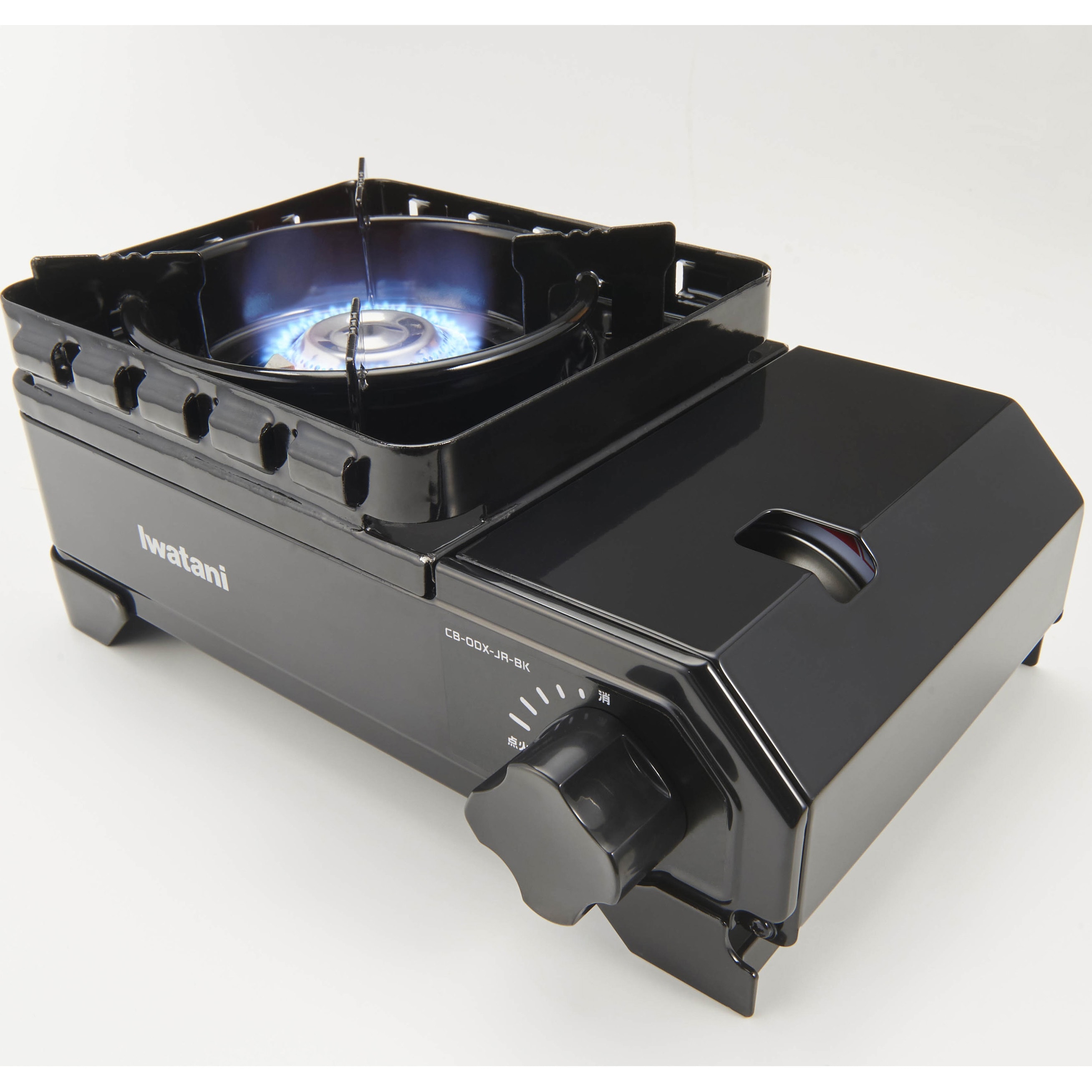 CB-ODX-JR-BK カセットフー タフまるJr. イワタニ ブラック色 本体幅