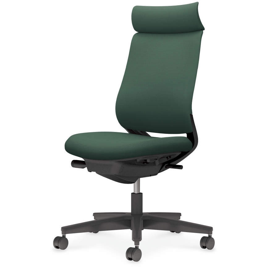 C04-B300CU-BKQ6Q61 オフィスチェアー ミトラ2 アディショナルバック(配送・組立サービス付き) コクヨ キャスターあり ヘッドレスト付 肘なし ブラック  C04-B300CU-BKQ6Q61