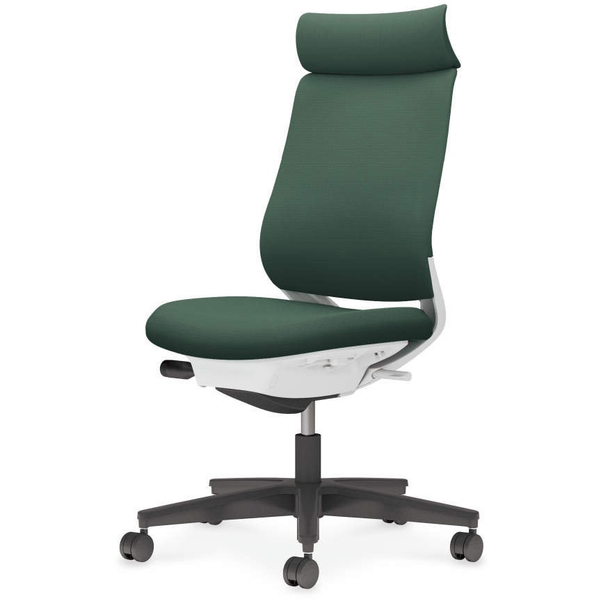 C04-B300CW-E1Q6Q61 オフィスチェアー ミトラ2 アディショナルバック(配送・組立サービス付き) コクヨ キャスターあり ヘッドレスト付 肘なし ブラック ホワイトグレー  C04-B300CW-E1Q6Q61