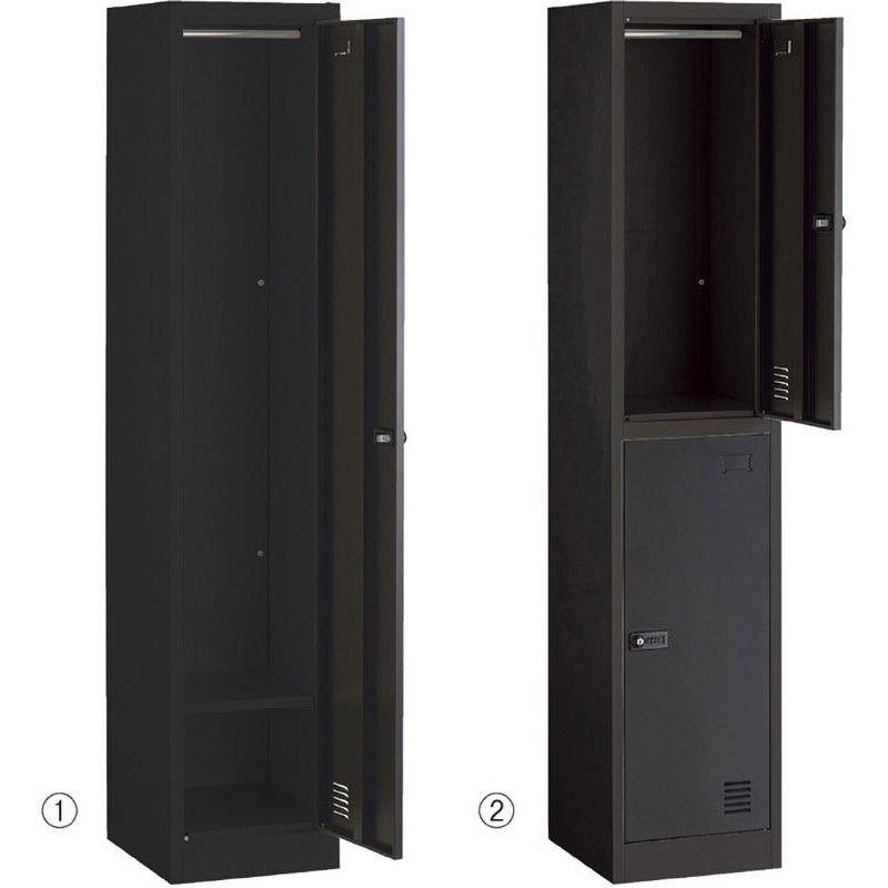 6282-53 スチール製ロッカー ダイヤル錠【お客様組立て品】 ストア・エキスプレス ブラック色 3人用   6282-53 14,386円