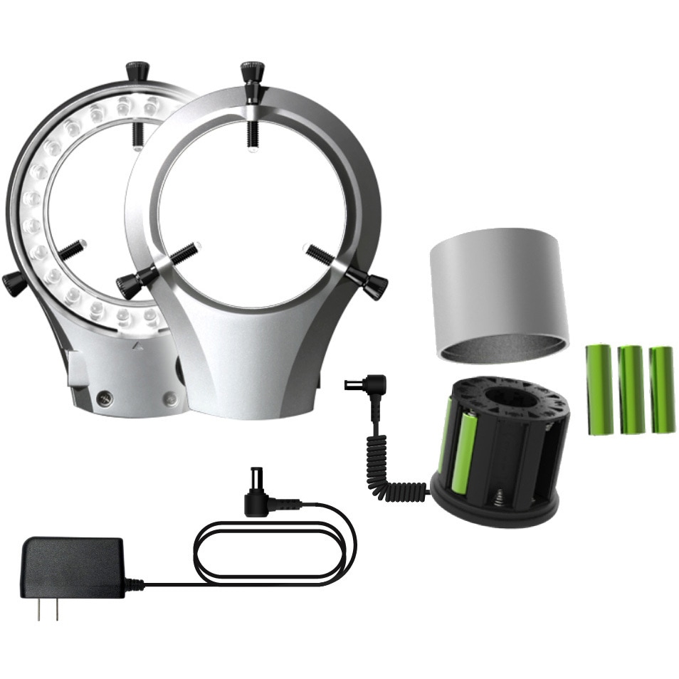 SIMPLE5(乾電池電源付き) 実体顕微鏡用LED照明装置(スタンダード