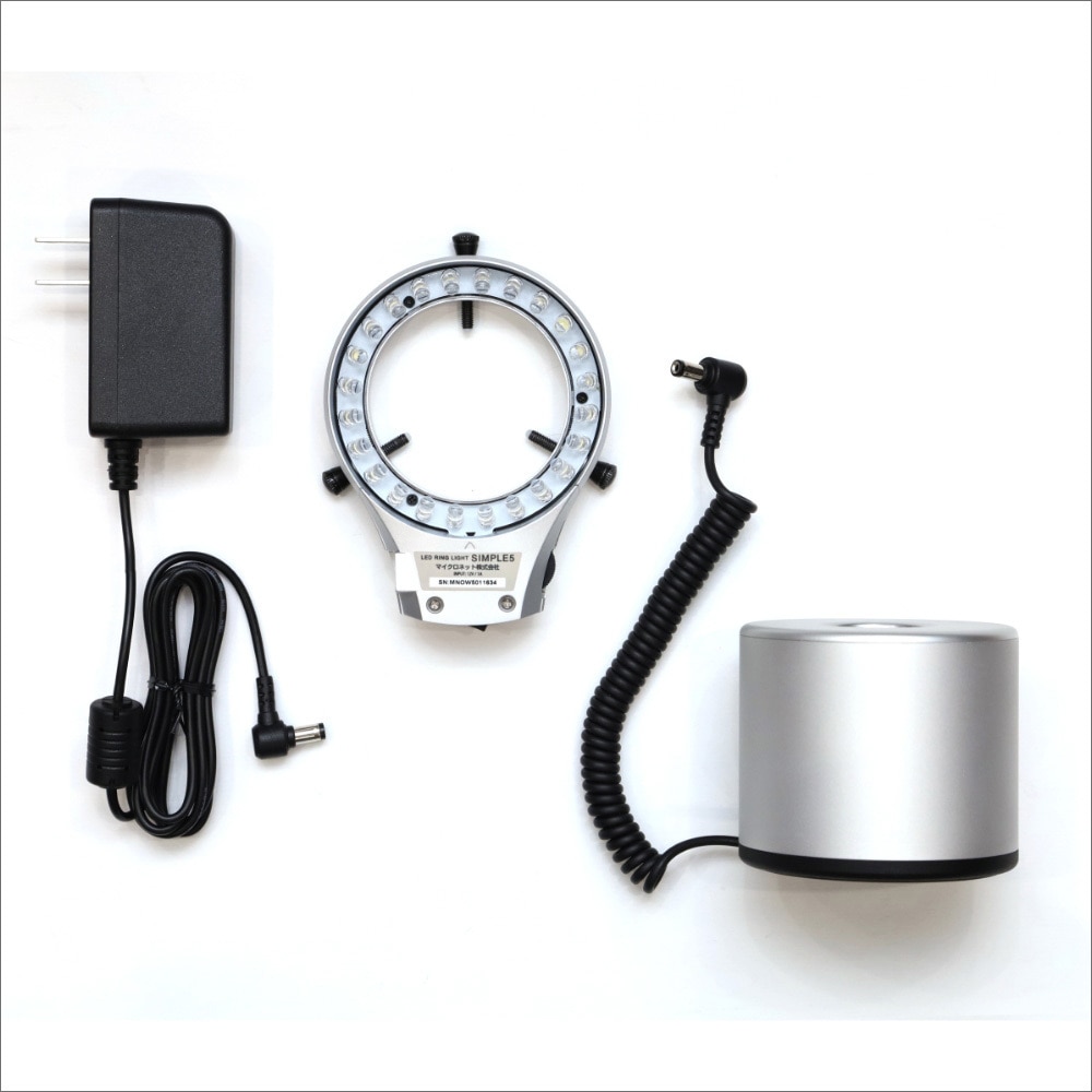SIMPLE5(乾電池電源付き) 実体顕微鏡用LED照明装置(スタンダード