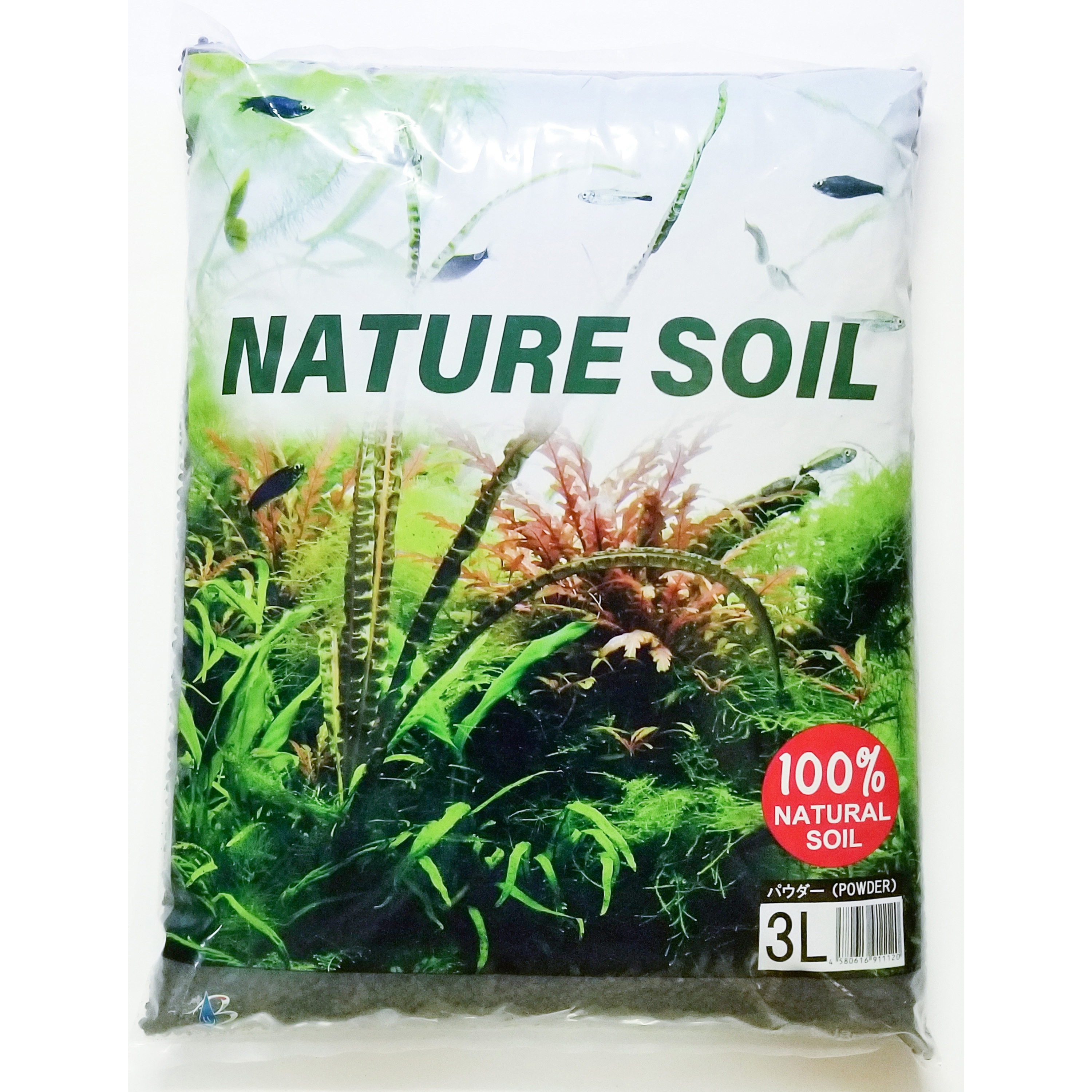 ネイチャーソイル パウダー やまと錦魚園 容量3×8L
