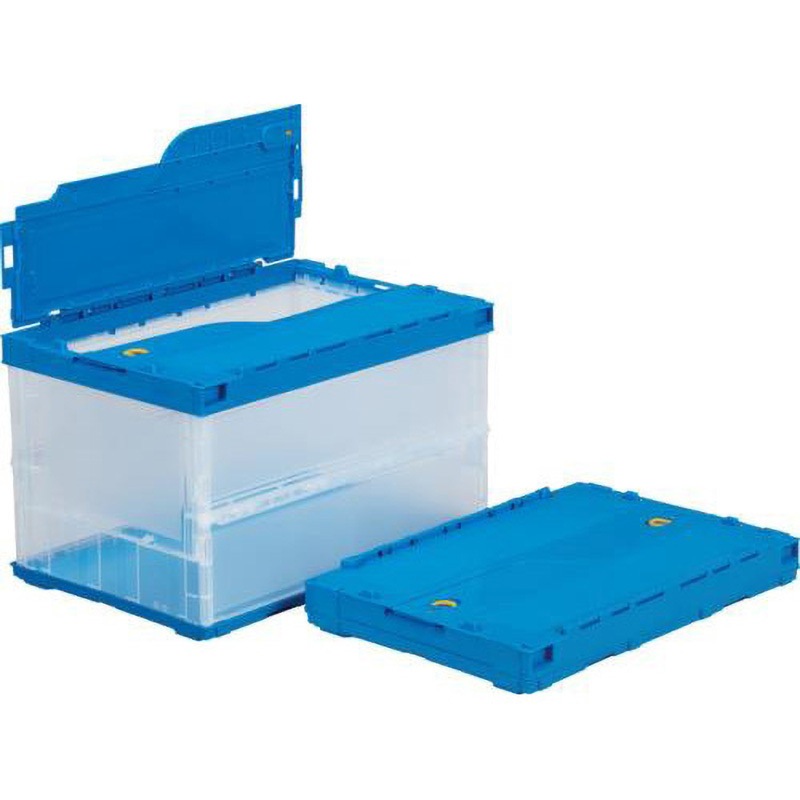 EA506AA-517 51.3L 折畳コンテナ(蓋付薄型) エスコ 1個 EA506AA-517 5,474円